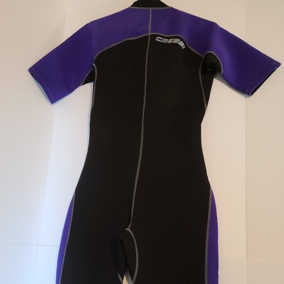 CRESSI LIDO SHORTY WETSUIT 2mm-SZ L4  PURPLE/BLACK - Picture 13 of 13